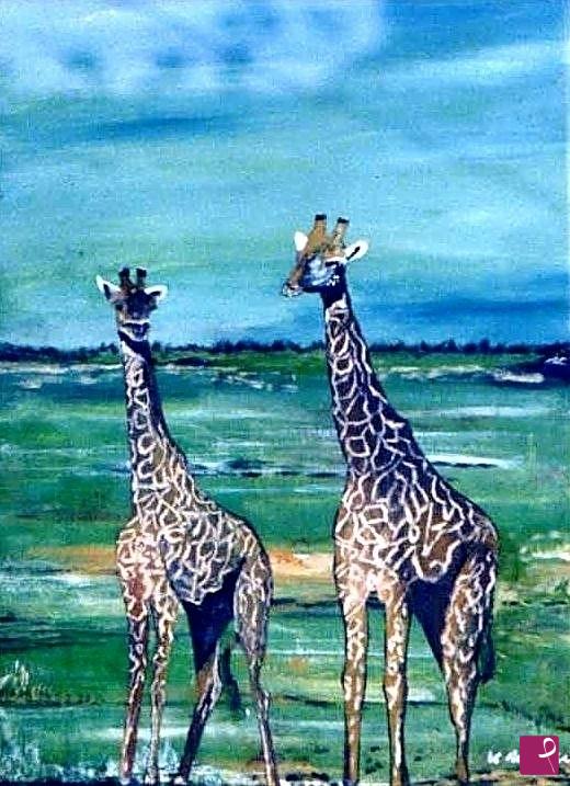quadri in vendita online - GIRAFFE
