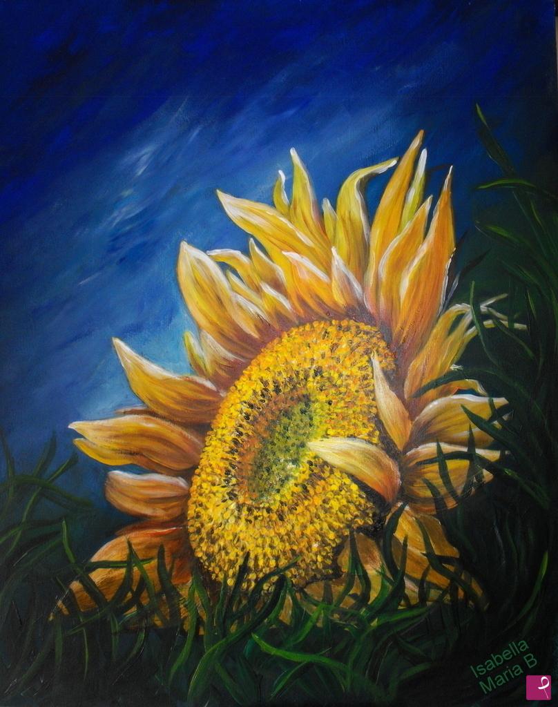quadri in vendita online - Girasole