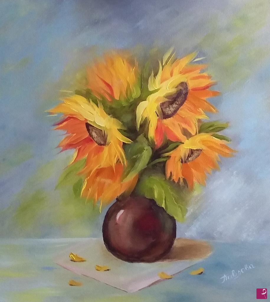 quadri in vendita online - Girasole