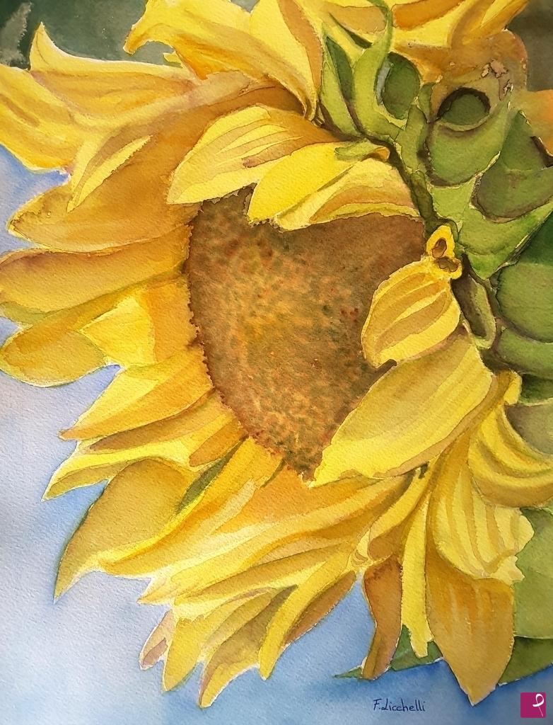 quadri in vendita online - Girasole