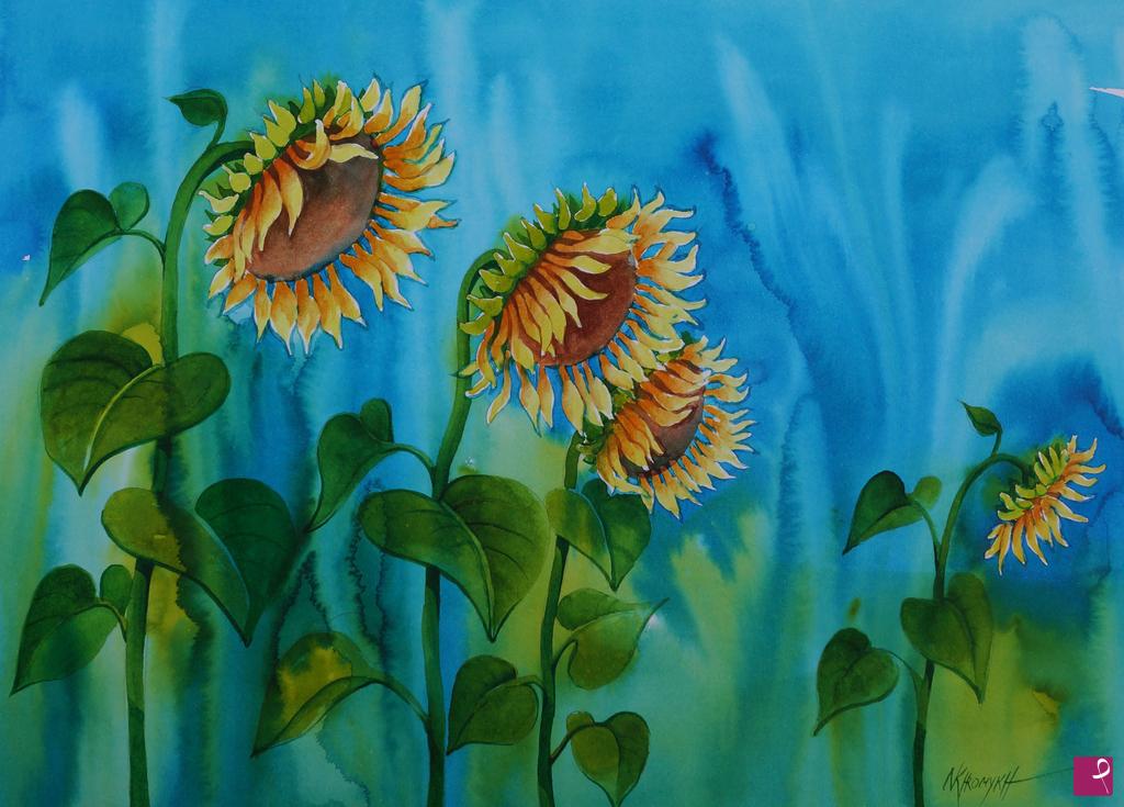 quadri in vendita online - girasole
