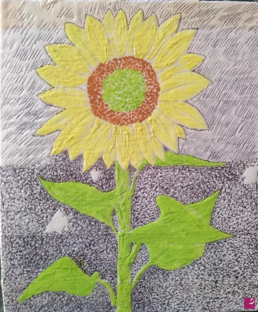 quadri in vendita online - Girasole