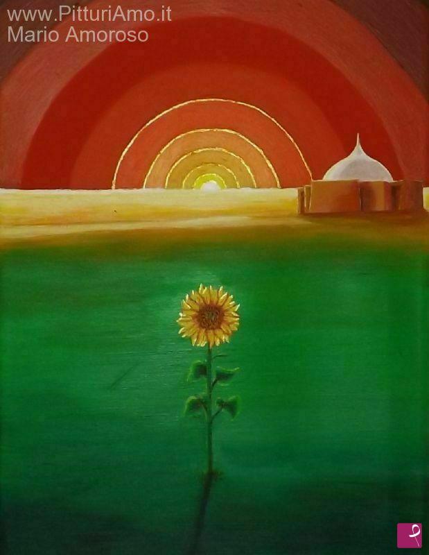 quadri in vendita online - Girasole