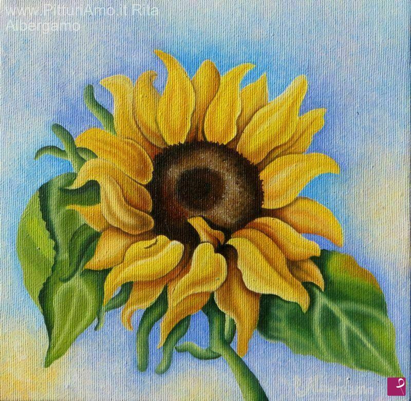 quadri in vendita online - Girasole