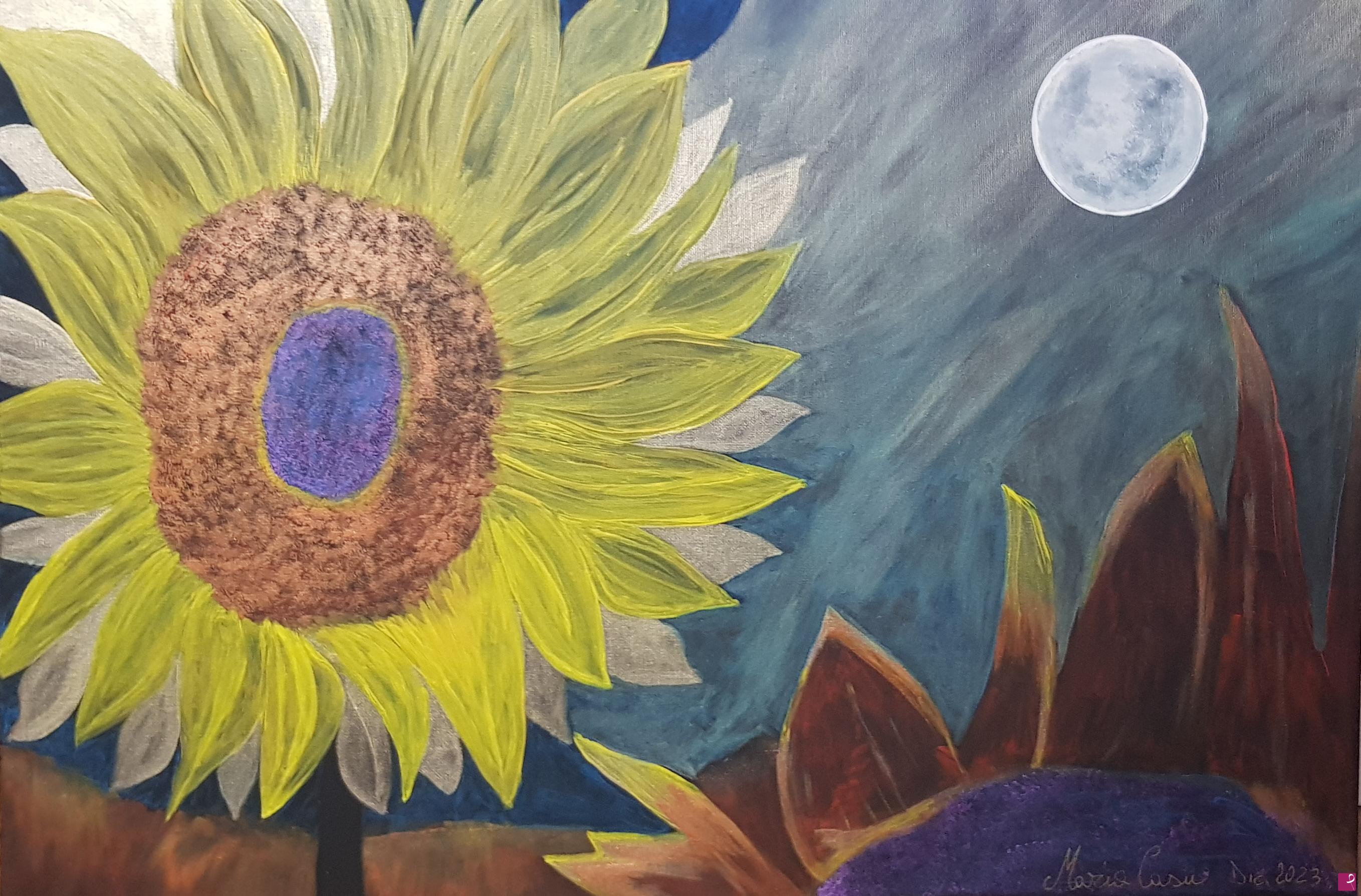 quadri in vendita online - Girasole