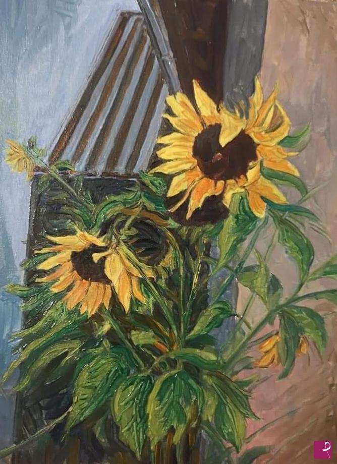 quadri in vendita online - Girasole