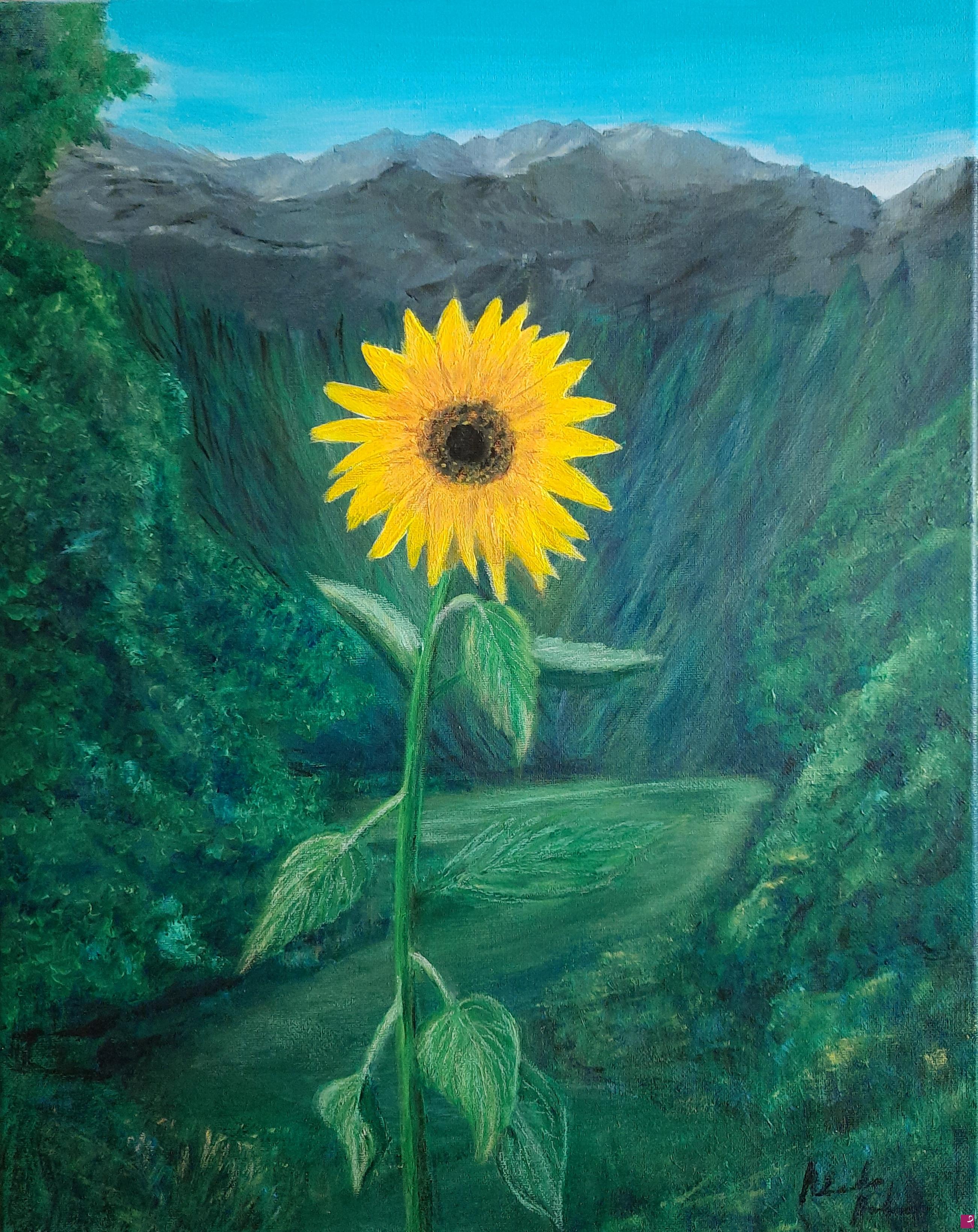 quadri in vendita online - Girasole