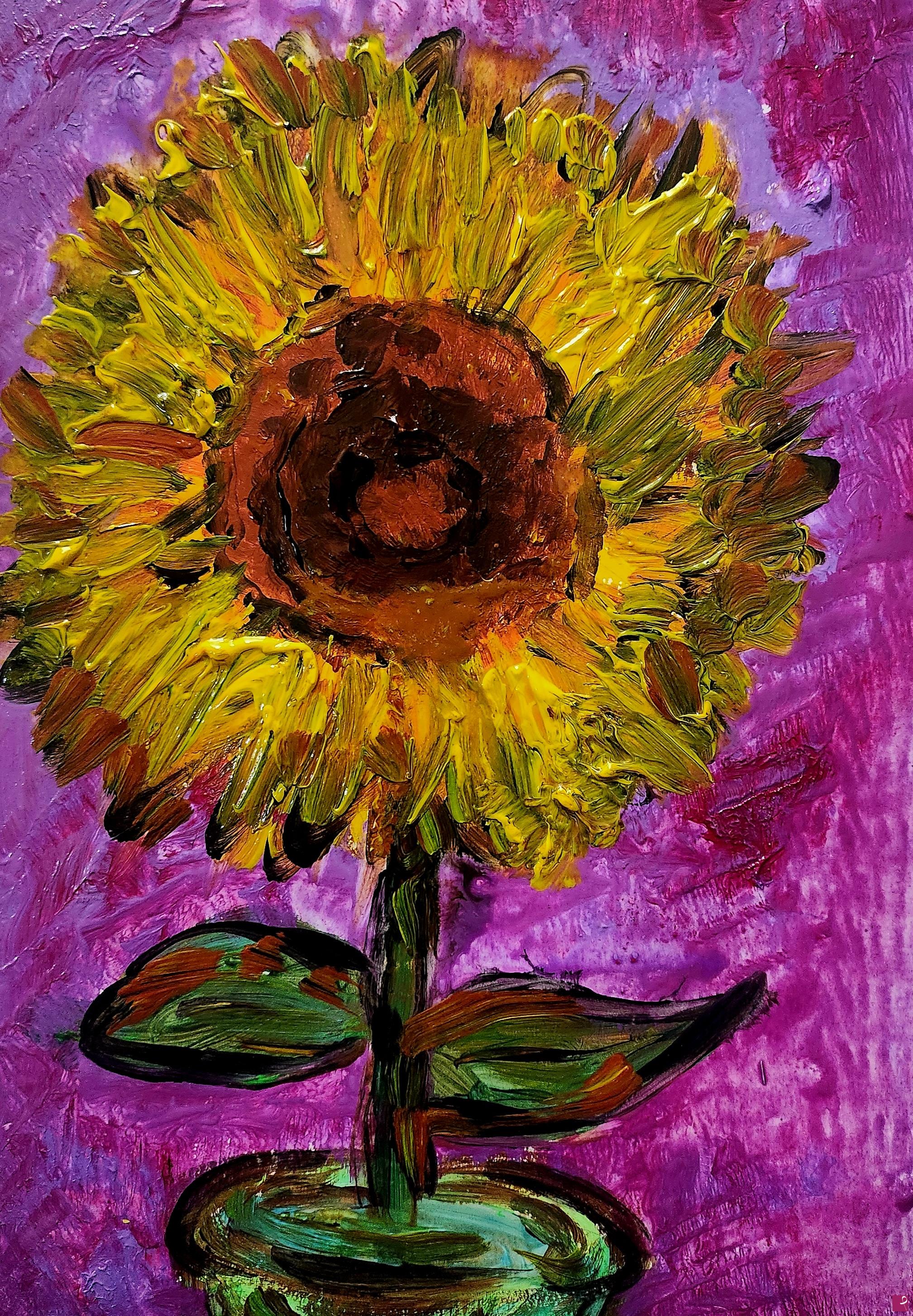 quadri in vendita online - Girasole