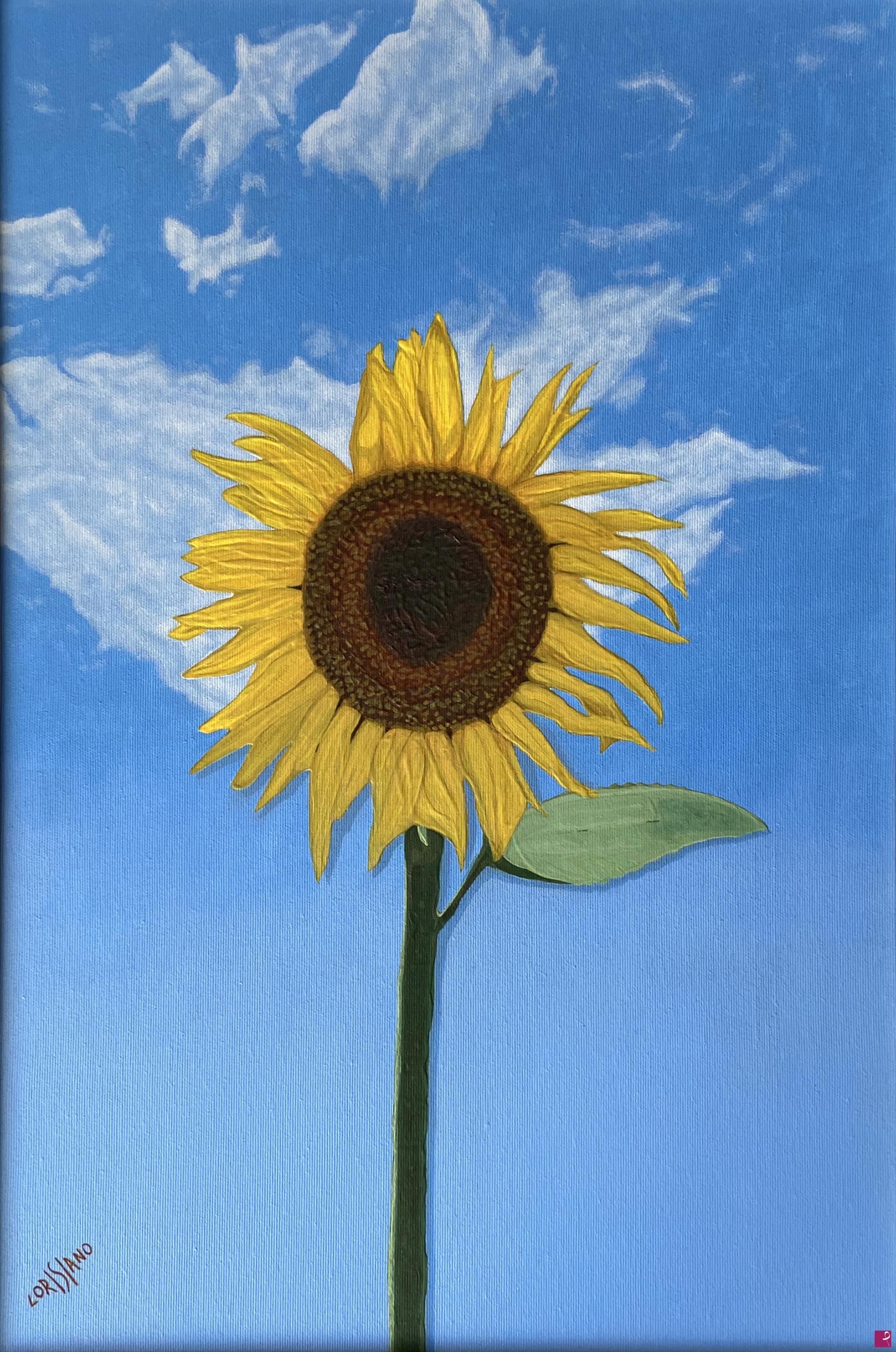 quadri in vendita online - Girasole 3D