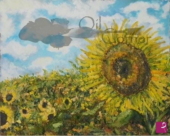 quadri in vendita online - Girasole