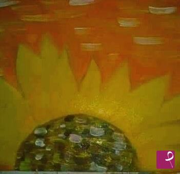 quadri in vendita online - Girasole