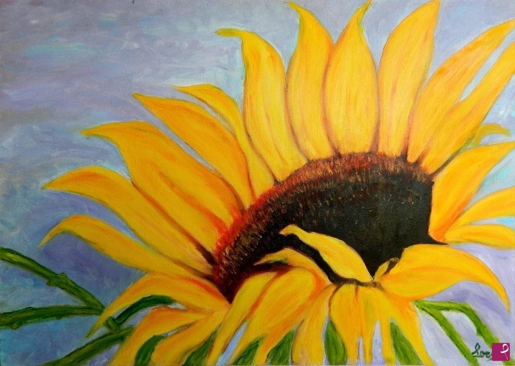 quadri in vendita online - Girasole