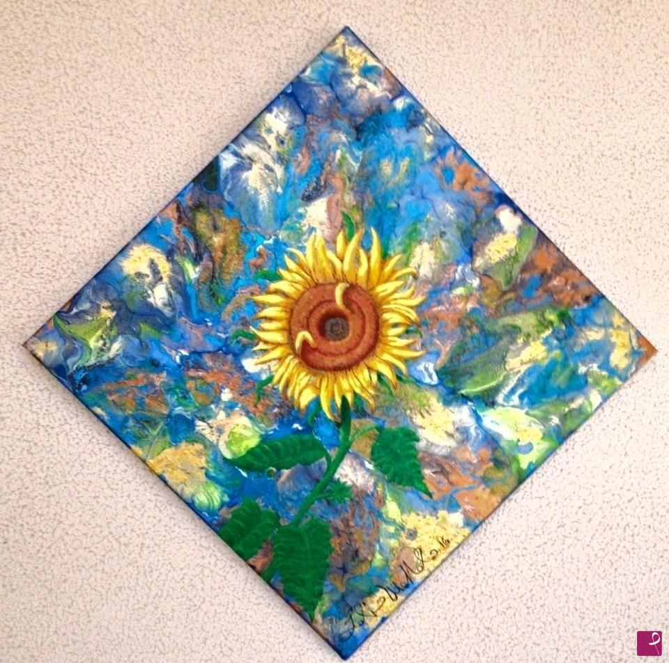 quadri in vendita online - Girasole 