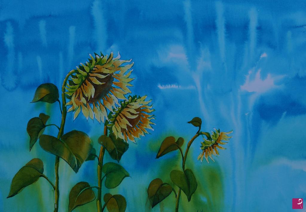 quadri in vendita online - girasole