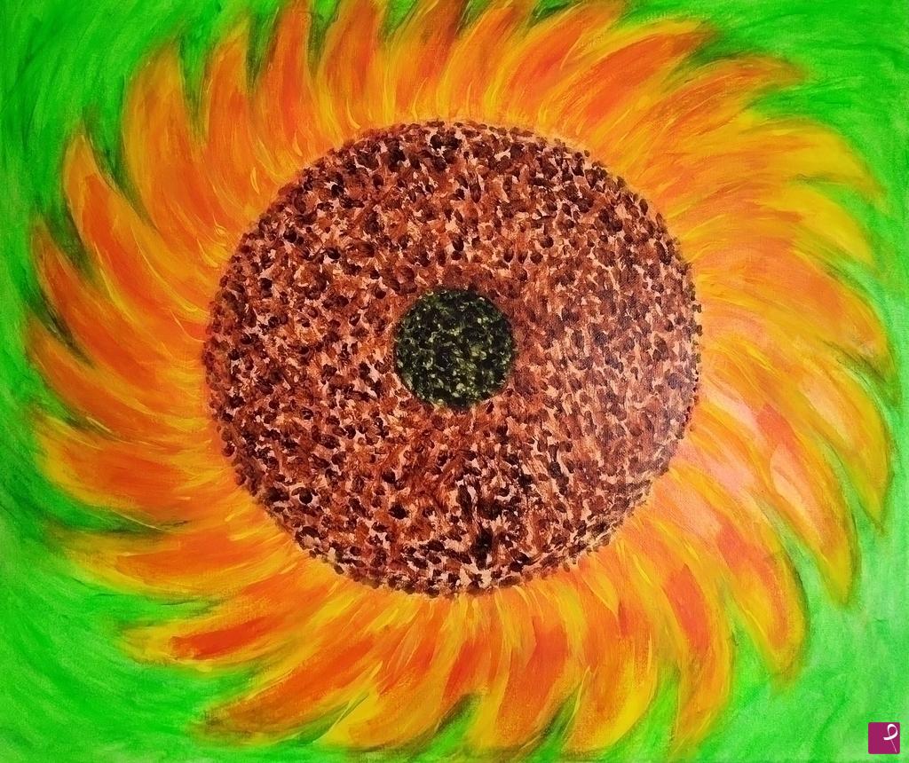 quadri in vendita online - Girasole speciale 