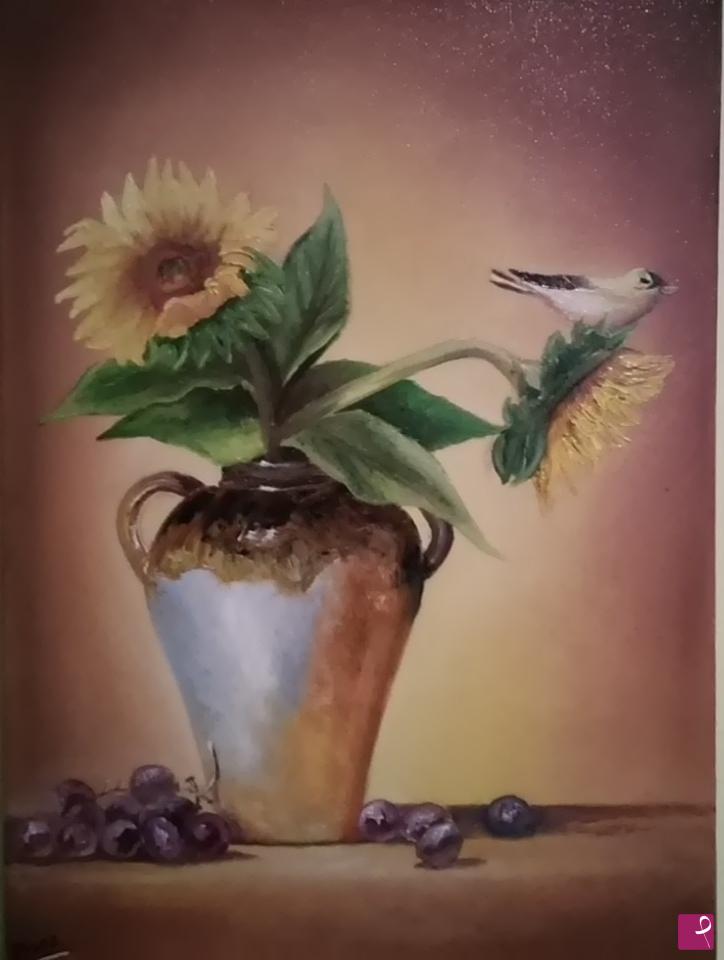 quadri in vendita online - Girasoli