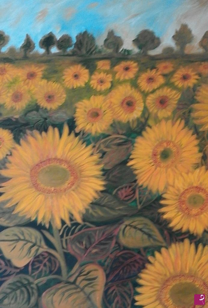quadri in vendita online - GIRASOLI