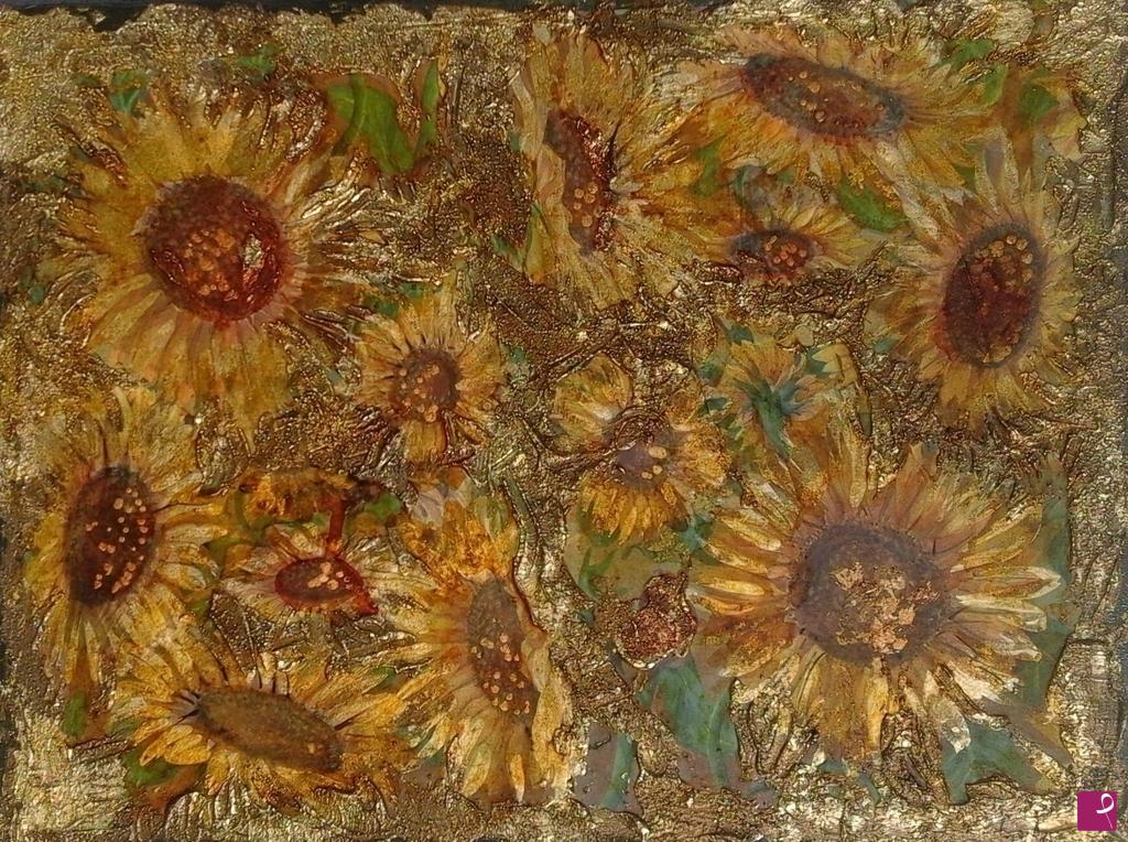 quadri in vendita online - GIRASOLI