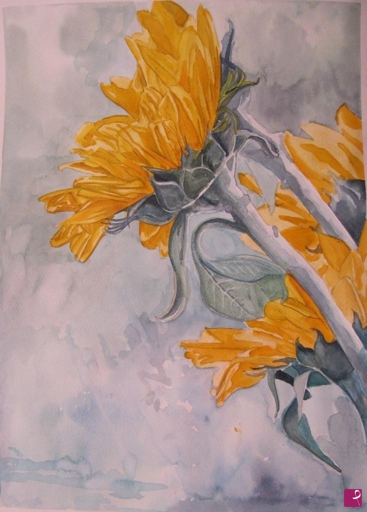 quadri in vendita online - Girasoli