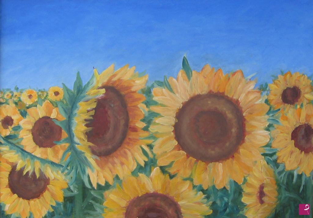 quadri in vendita online - Girasoli
