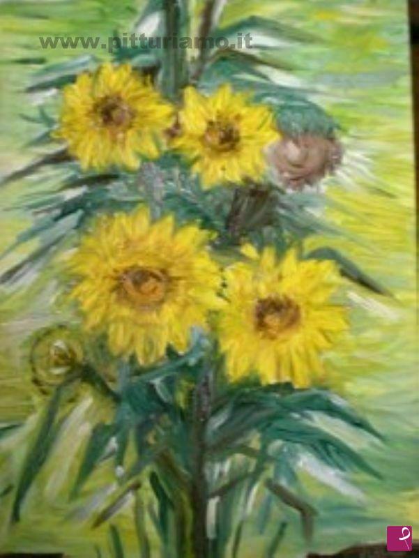 quadri in vendita online - girasoli