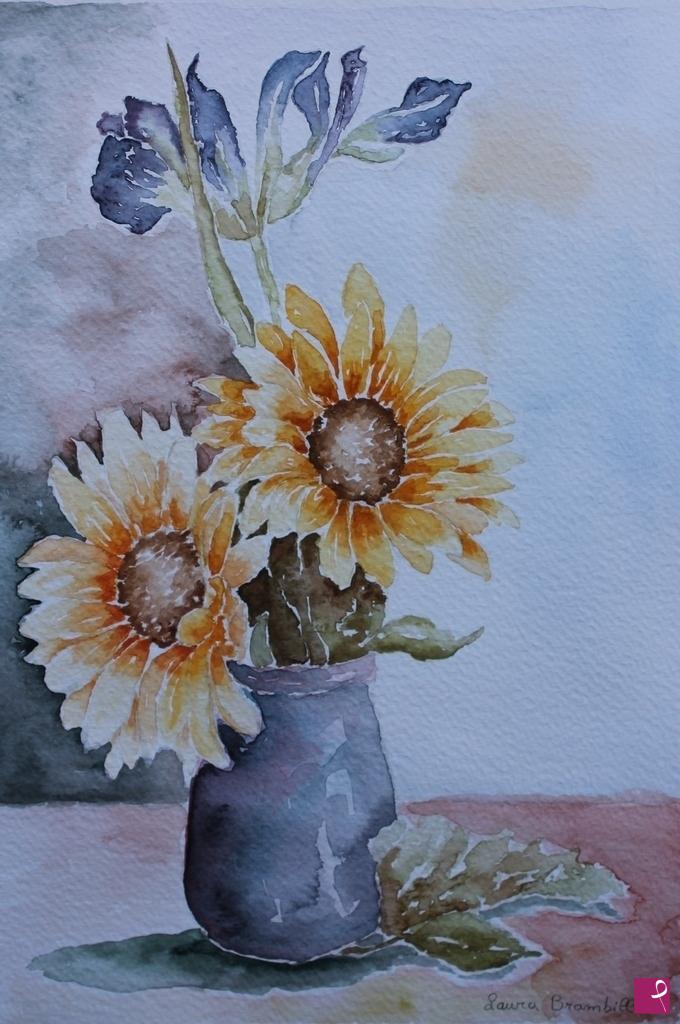 quadri in vendita online - Girasoli