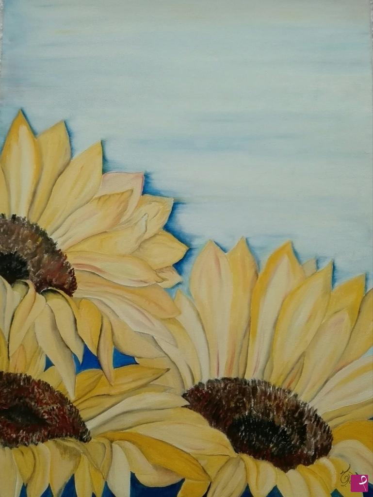 quadri in vendita online - Girasoli