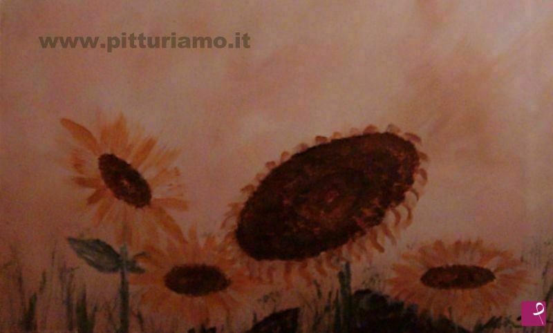quadri in vendita online - girasoli