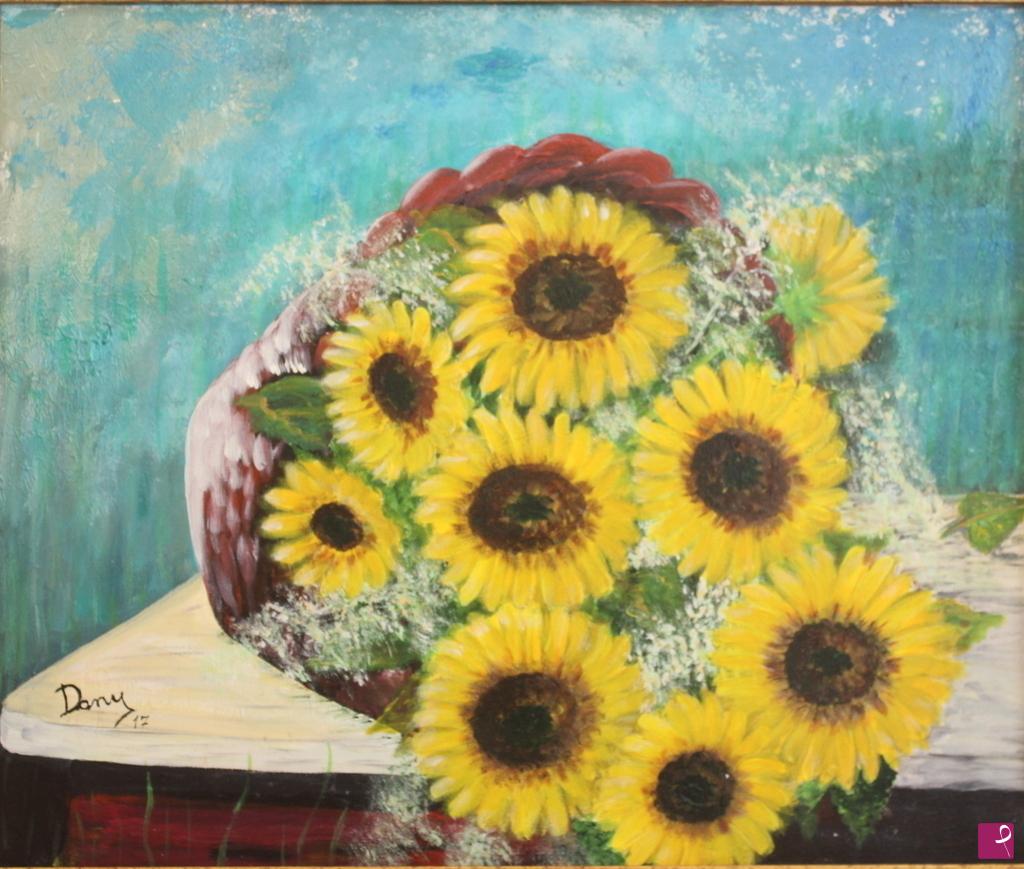 quadri in vendita online - Girasoli