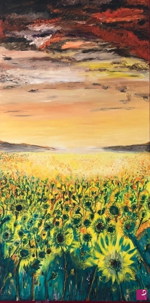 quadri in vendita online - GIRASOLI