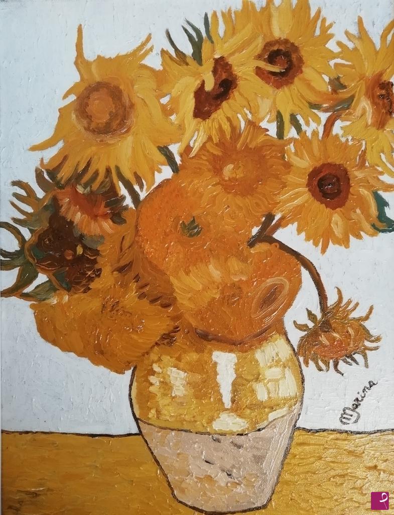 quadri in vendita online - GIRASOLI