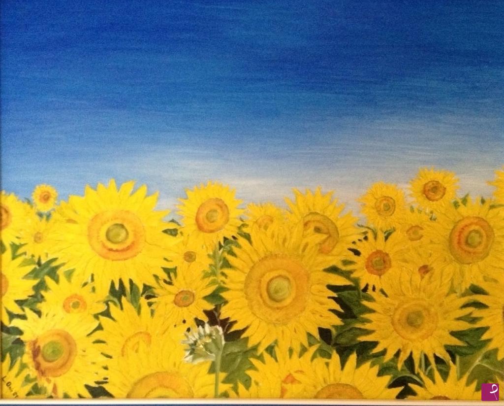 quadri in vendita online - Girasoli
