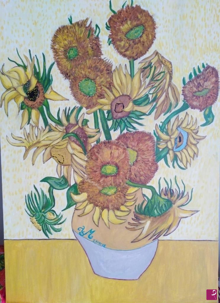 quadri in vendita online - Girasoli