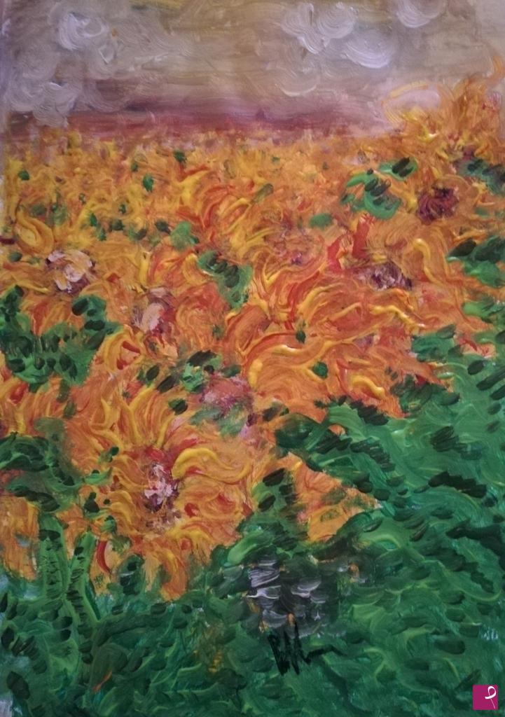 quadri in vendita online - Girasoli 