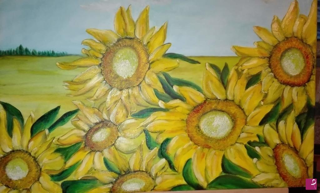 quadri in vendita online - Girasoli 2#