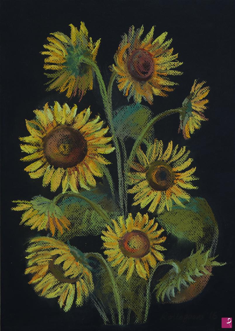 quadri in vendita online - Girasoli 2