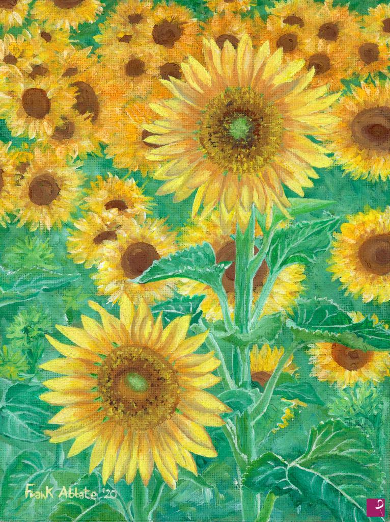 quadri in vendita online - Girasoli