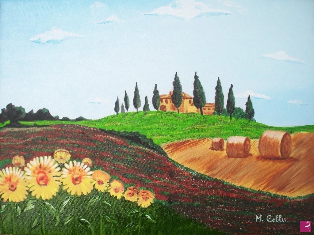 quadri in vendita online - Girasoli