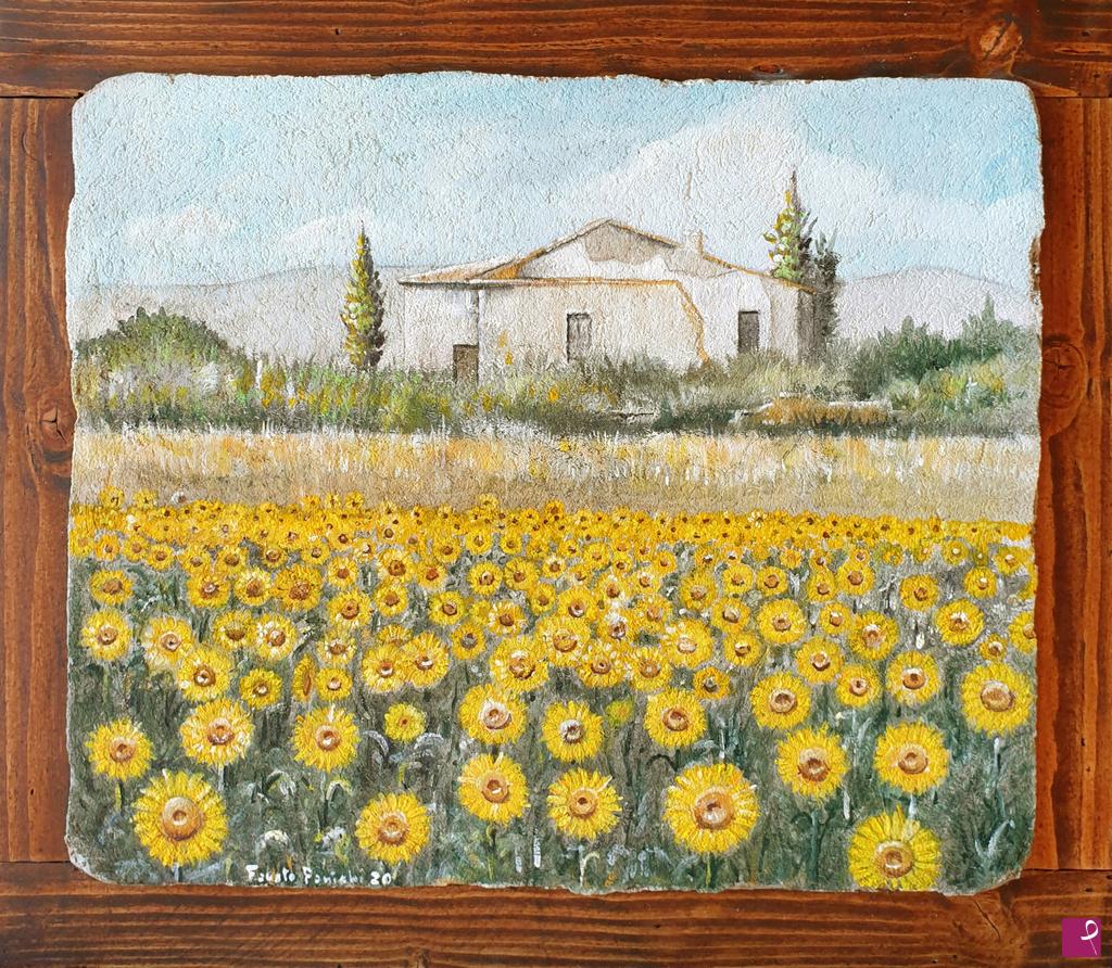 quadri in vendita online - girasoli