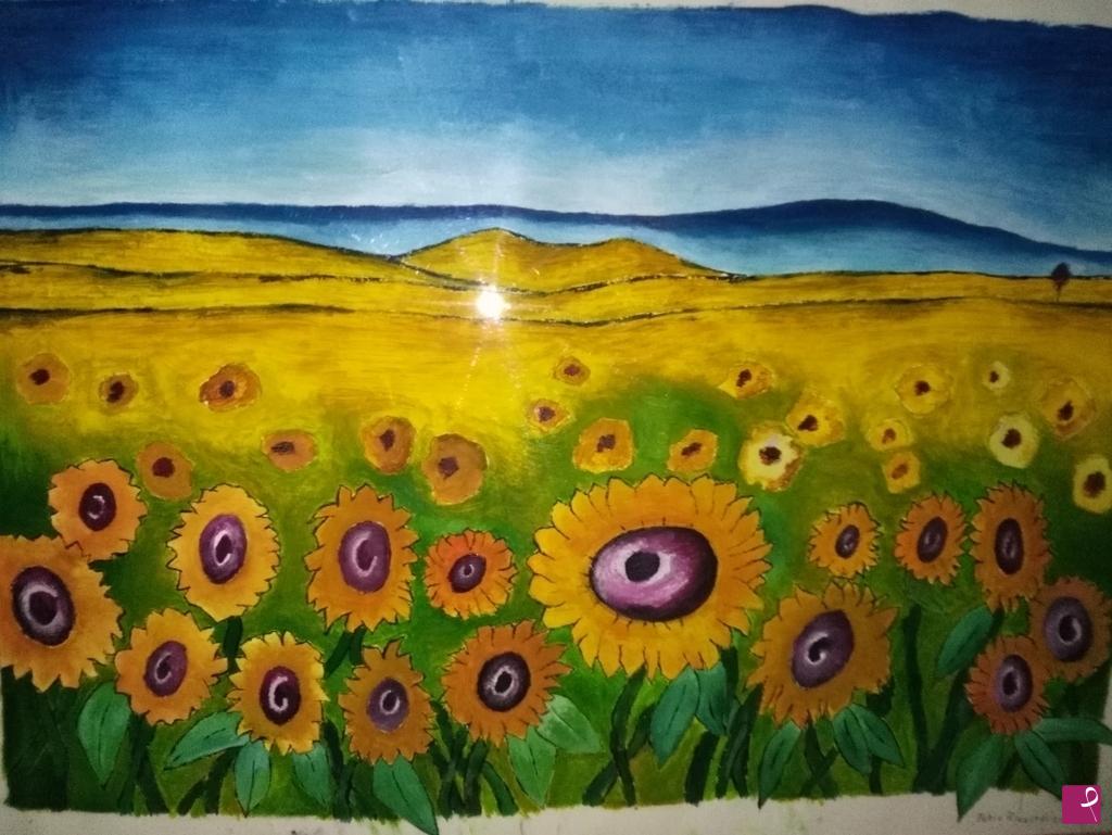 quadri in vendita online - girasoli