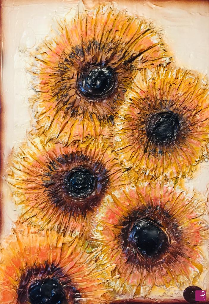quadri in vendita online - Girasoli