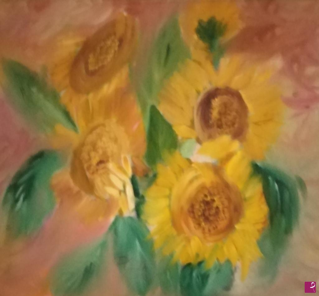 quadri in vendita online - Girasoli
