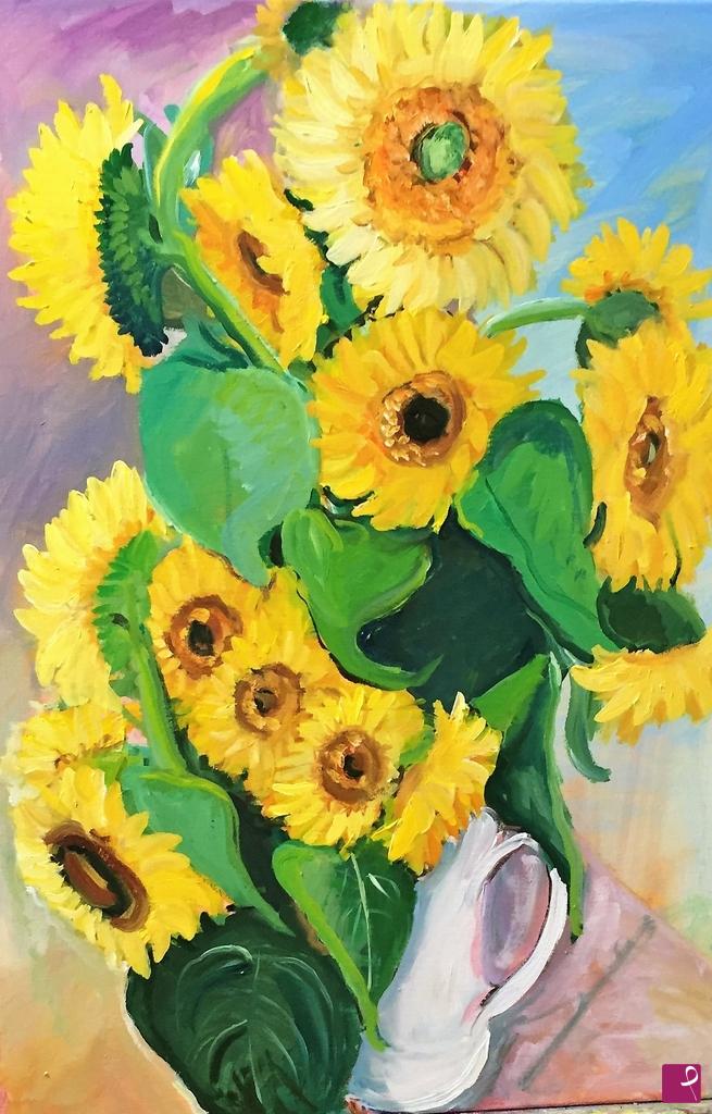 quadri in vendita online - girasoli