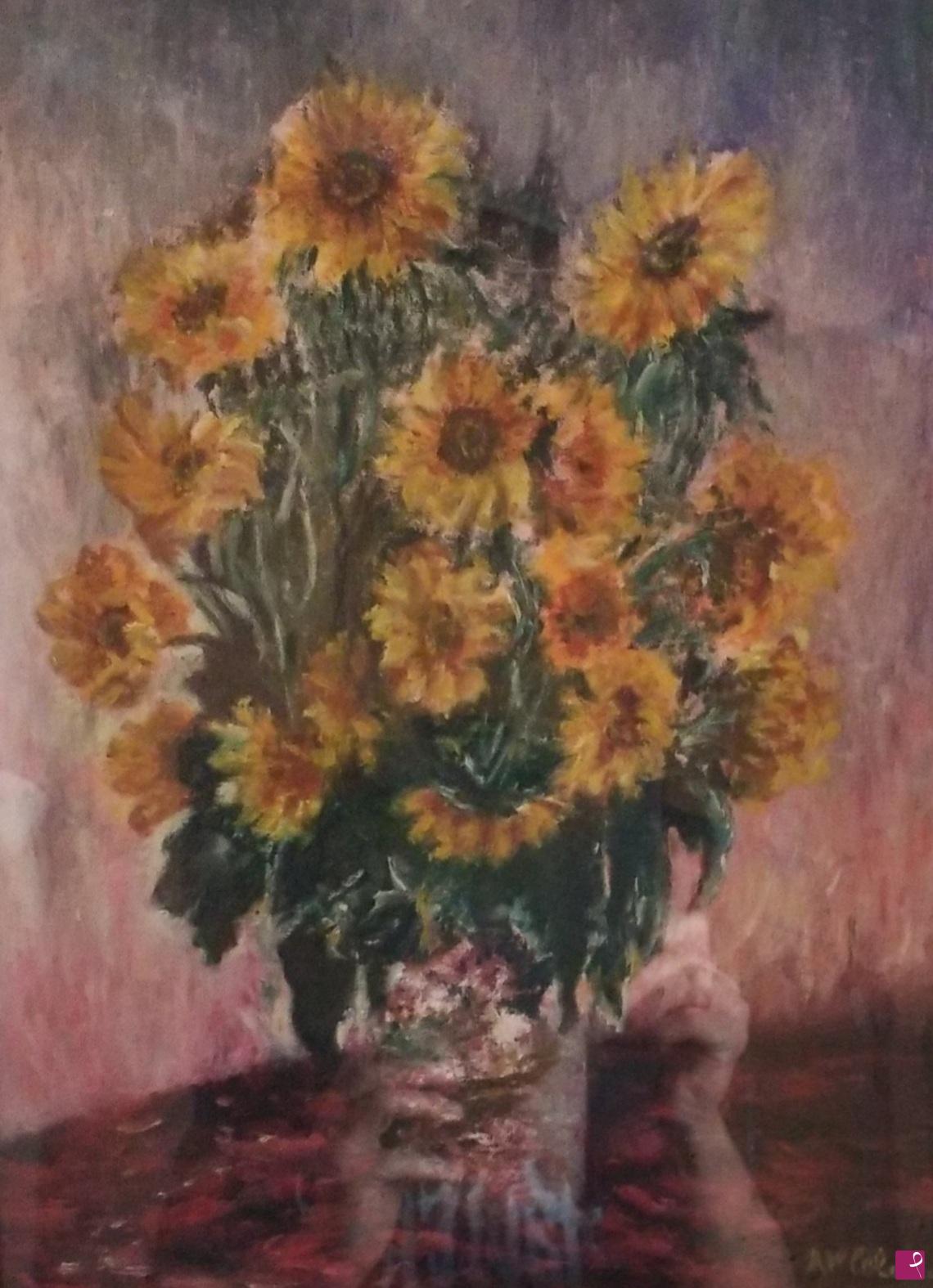 quadri in vendita online - Girasoli