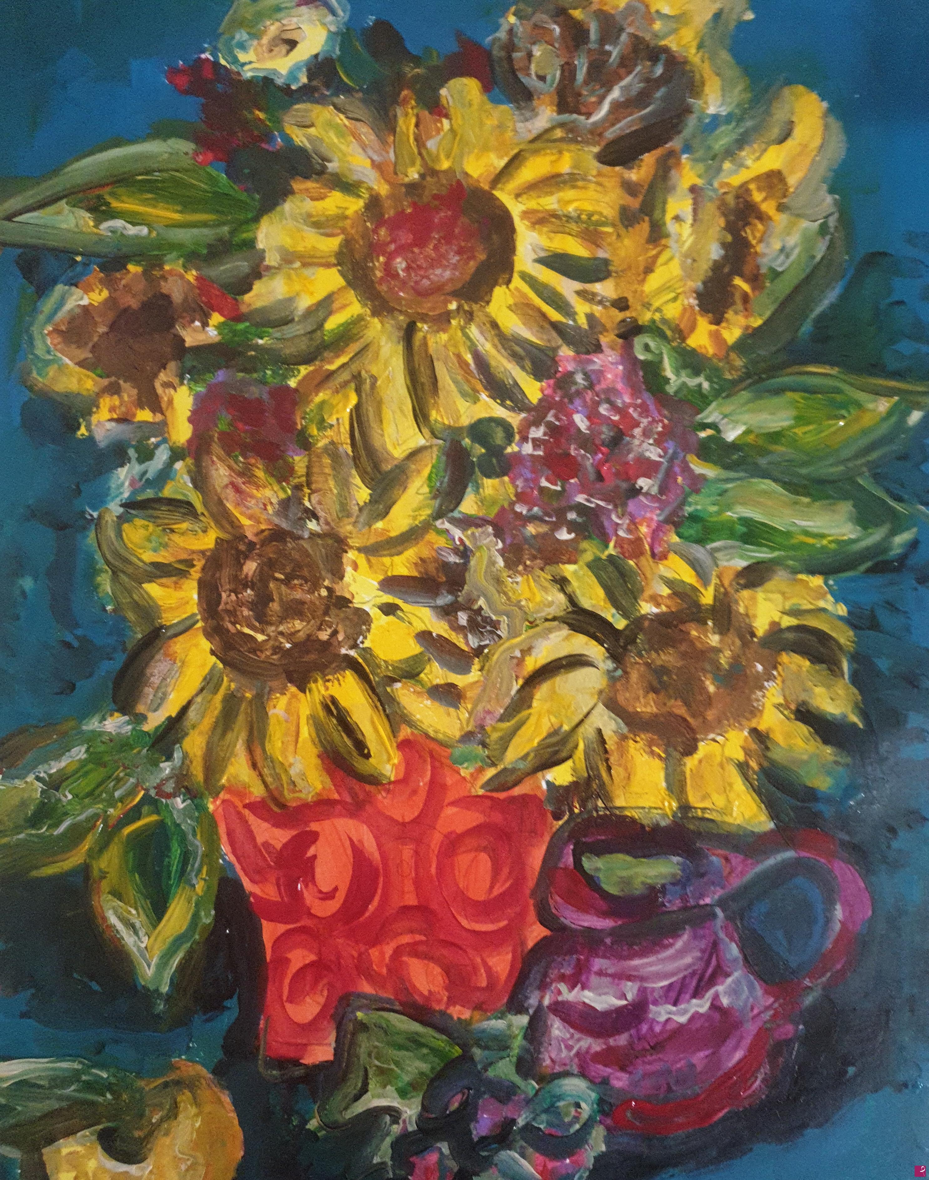 quadri in vendita online - Girasoli 