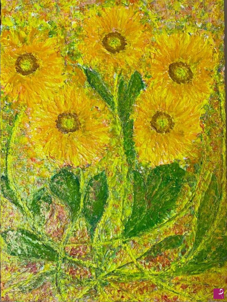 quadri in vendita online - “Girasoli”