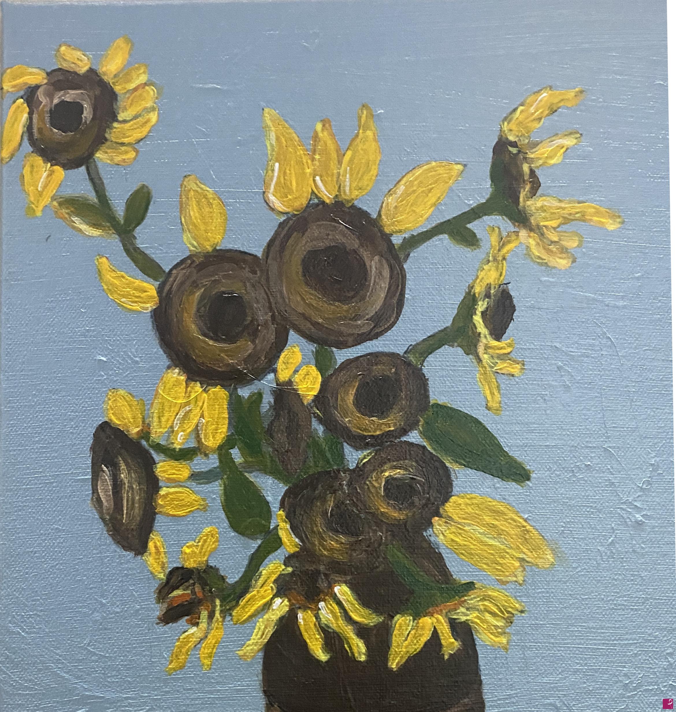 quadri in vendita online - Girasoli