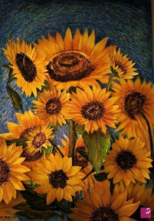 quadri in vendita online - GIRASOLI