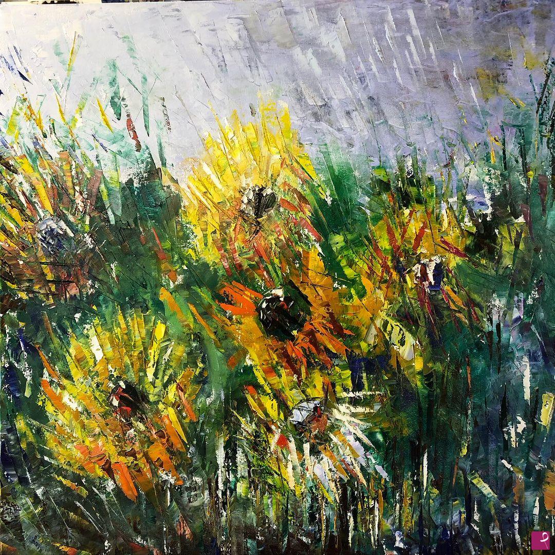 quadri in vendita online - Girasoli