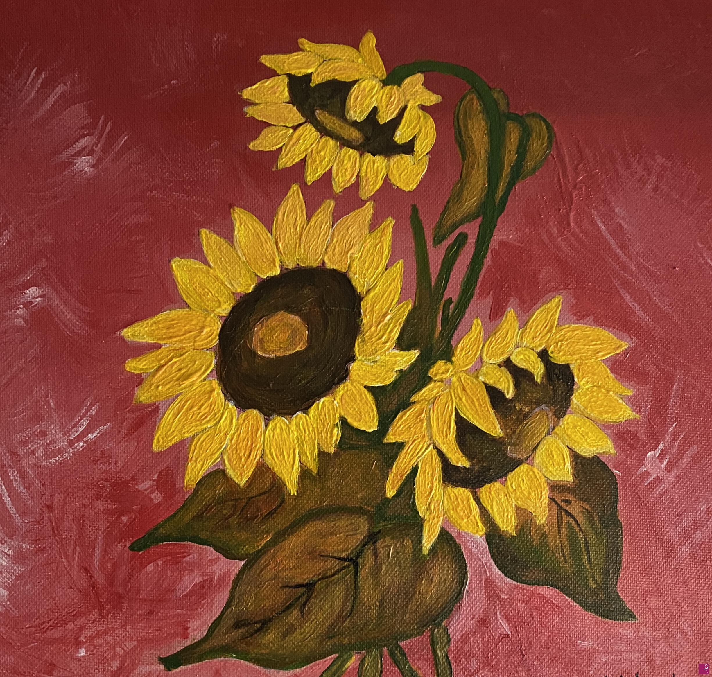 quadri in vendita online - Girasoli